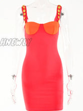 Hnewly Elegant Strapless Sexy Bodycon Maxi Dress Women Sleeveless Backless Long Party Slim Casual